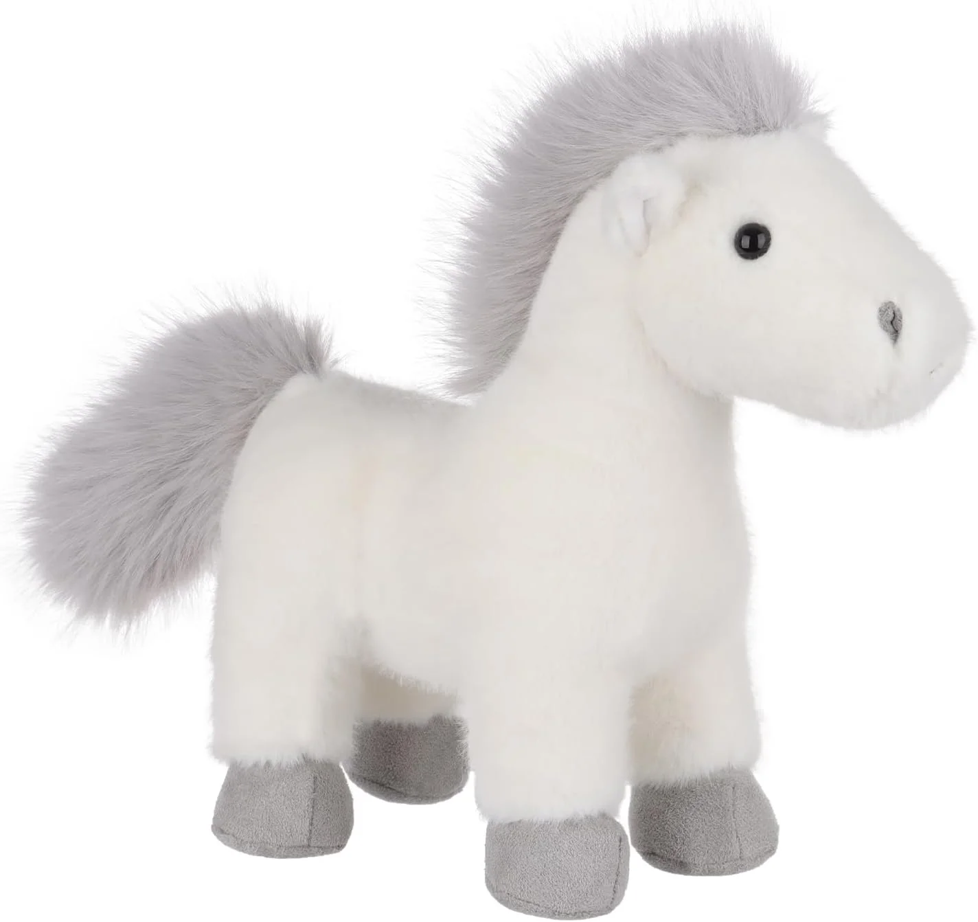 عروسک اسباب بازی بره زردآلو، اسب پونی وحشی سفید، حیوان پر شده نرم و نوازش کردنی، مناسب برای کودکان، 24 سانتی متر عروسک اسباب بازی بره زردآلو، اسب پونی وحشی سفید، حیوان پر شده نرم و نوازش کردنی، مناسب برای کودکان، 24 سانتی متر