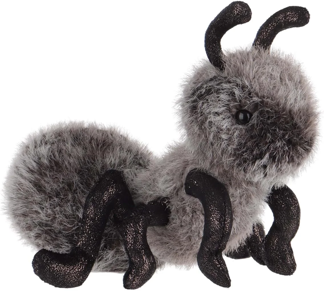 عروسک پولیشی مورچه بره زردآلو برای کودکان، اسباب بازی های پولیشی حشره ای نرم و زیبا برای نوزاد دختر و پسر، مورچه کرکی مشکی 20 سانتی متر عروسک پولیشی مورچه بره زردآلو برای کودکان، اسباب بازی های پولیشی حشره ای نرم و زیبا برای نوزاد دختر و پسر، مورچه کرکی مشکی 20 سانتی متر