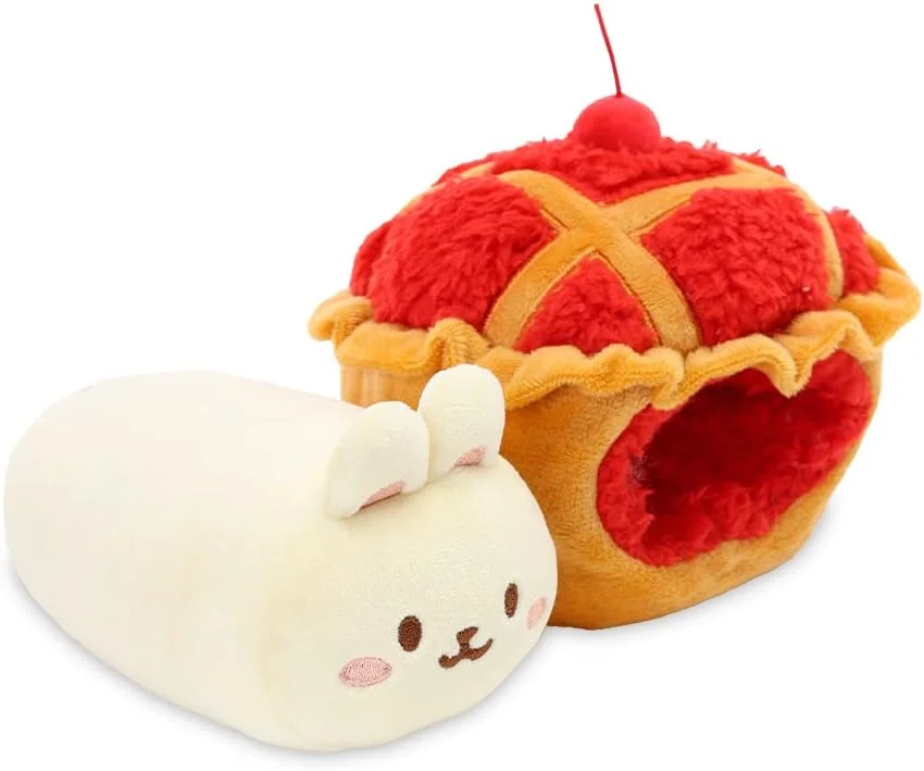 آنی رولز 15 سانتی متری، خرگوش کرمی نرم و لطیف، اسباب بازی پولیشی - نانوایی (بانی رول در پای گیلاس) آنی رولز 15 سانتی متری، خرگوش کرمی نرم و لطیف، اسباب بازی پولیشی - نانوایی (بانی رول در پای گیلاس)