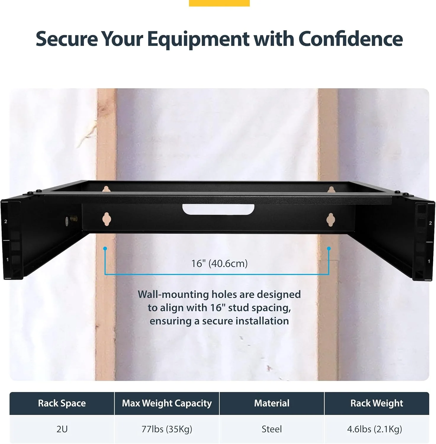 رک دیواری شبکه 2U استار تک، عمق 35.5 سانتی متر (کم حجم) - براکت پنل پچ 19 اینچی برای سرورهای کم عمق، تجهیزات IT، سوئیچ های شبکه - ظرفیت وزنی 35 کیلوگرم، مشکی (RACK-2U-14-BRACKET) رک دیواری شبکه 2U استار تک، عمق 35.5 سانتی متر (کم حجم) - براکت پنل پچ 19 اینچی برای سرورهای کم عمق، تجهیزات IT، سوئیچ های شبکه - ظرفیت وزنی 35 کیلوگرم، مشکی (RACK-2U-14-BRACKET)