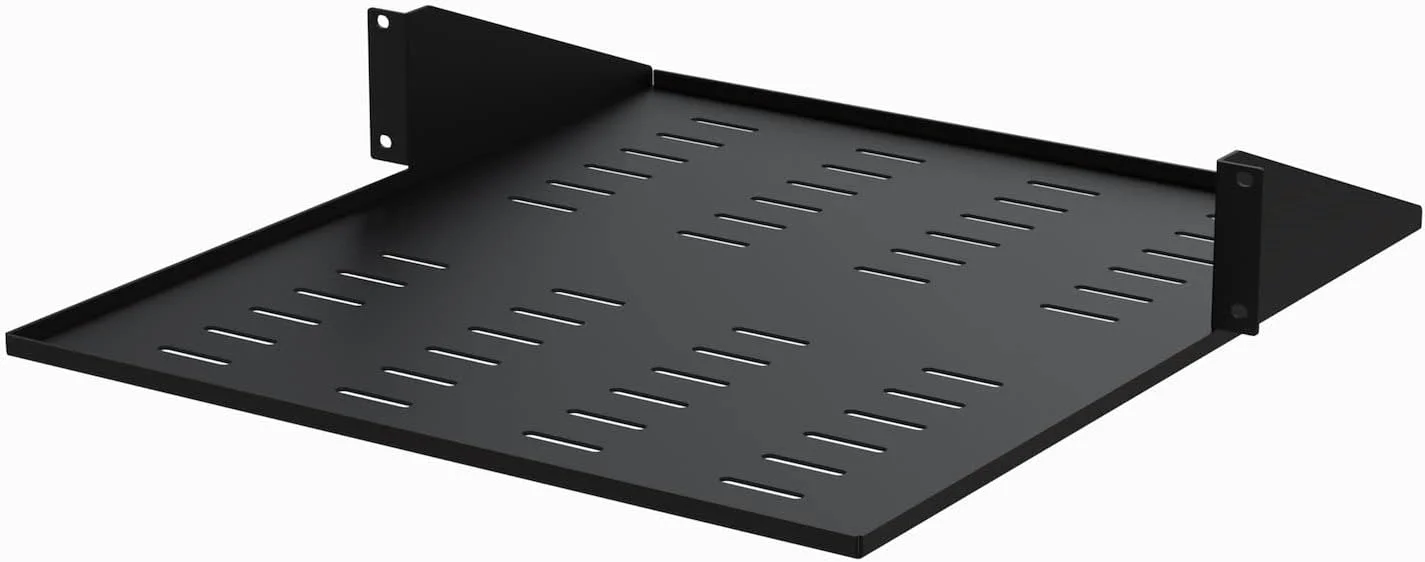 قفسه رک سرور دو پایه StarTech.com - نصب مرکزی - 19 اینچ - 2U - مشکی - تحمل وزن تا 34 کیلوگرم - دارای تهویه (CABSHF2POSTV2)