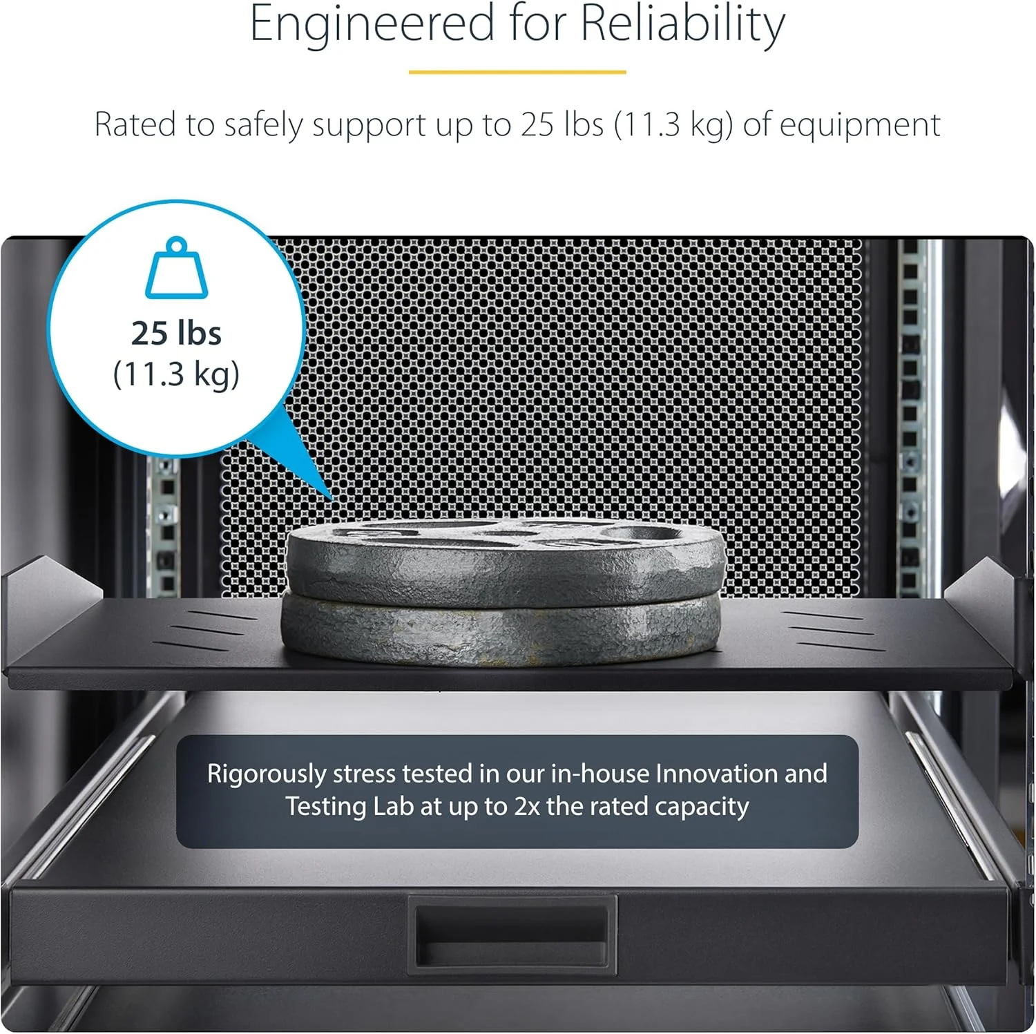 قفسه رک سرور تهویه دار StarTech.com 1U، عمق نصب 31.5 سانتی متر، برای رک/کابینت 19 اینچی، فولاد SPCC، حداکثر 11.3 کیلوگرم قفسه رک سرور تهویه دار StarTech.com 1U، عمق نصب 31.5 سانتی متر، برای رک/کابینت 19 اینچی، فولاد SPCC، حداکثر 11.3 کیلوگرم