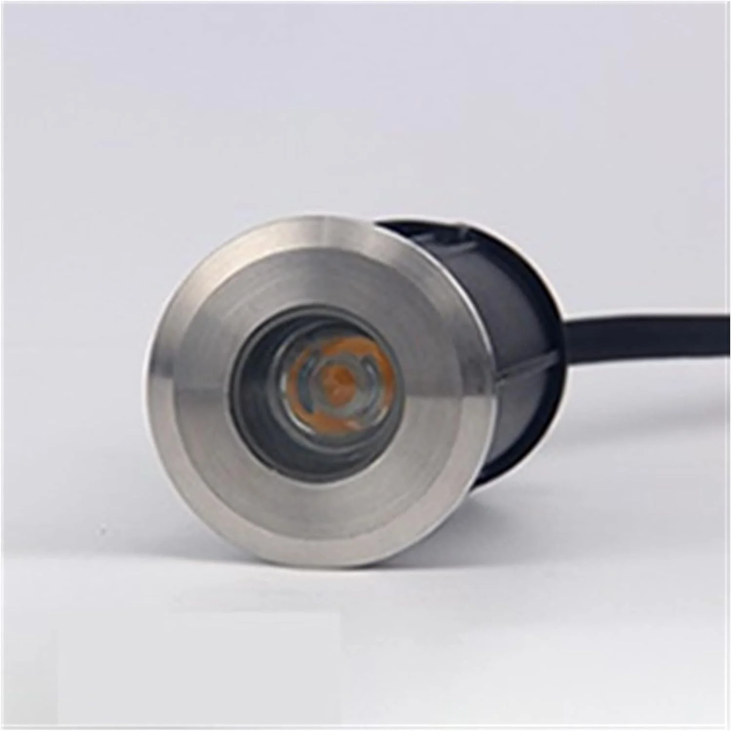 چراغ های LED استخری چراغ زیر آب LED ضد آب IP68 چراغ های نقطه ای زیر آب باغ آب حوض فواره استخر ضد آب، صرفه جویی در انرژی (قرمز، 1 وات قطر 52 میلی متر)