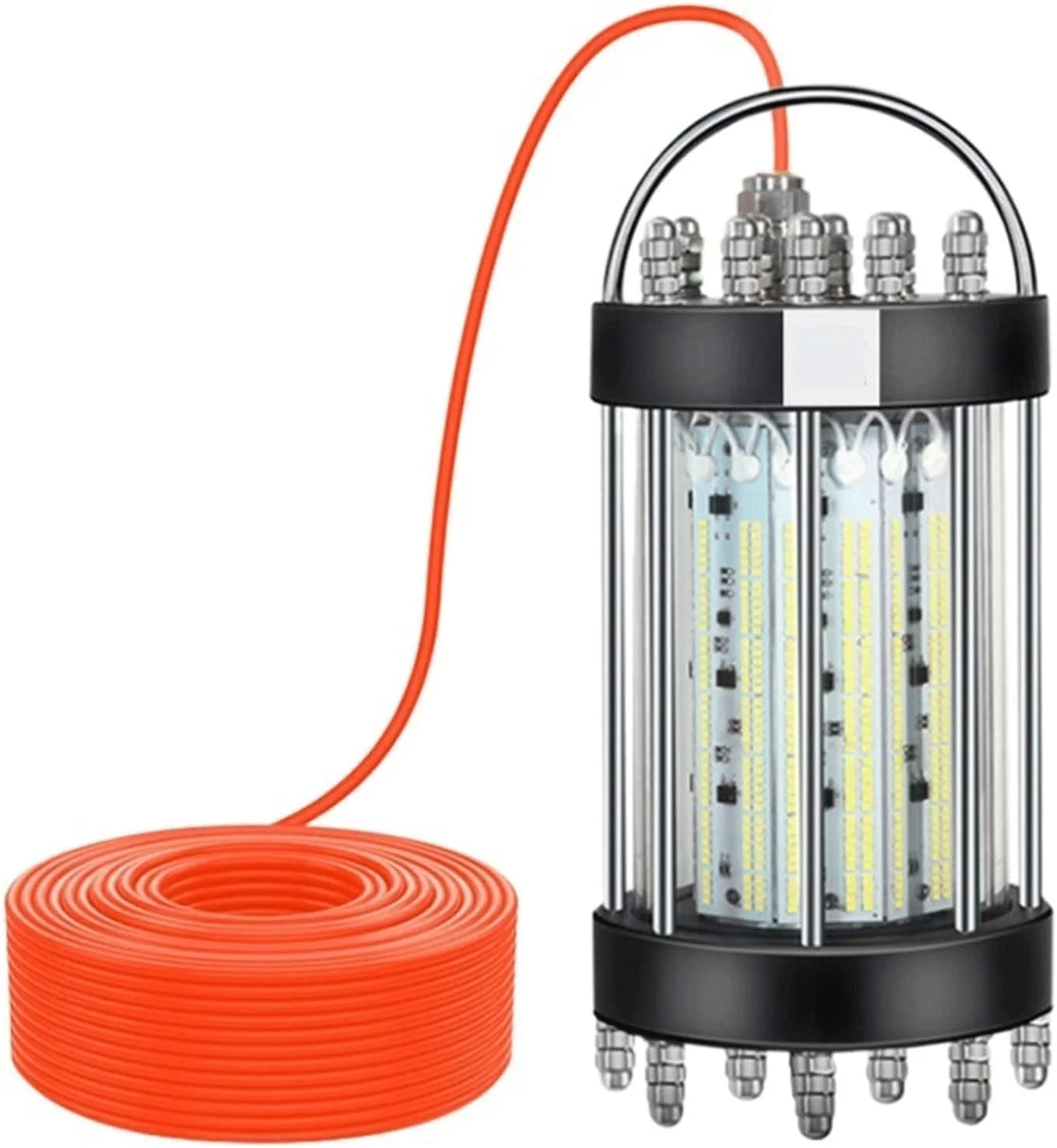 چراغ های استخری زیر آب KAKBXFU DC12V 600W 1000W چراغ ماهیگیری LED زیر آب ضد آب IP68