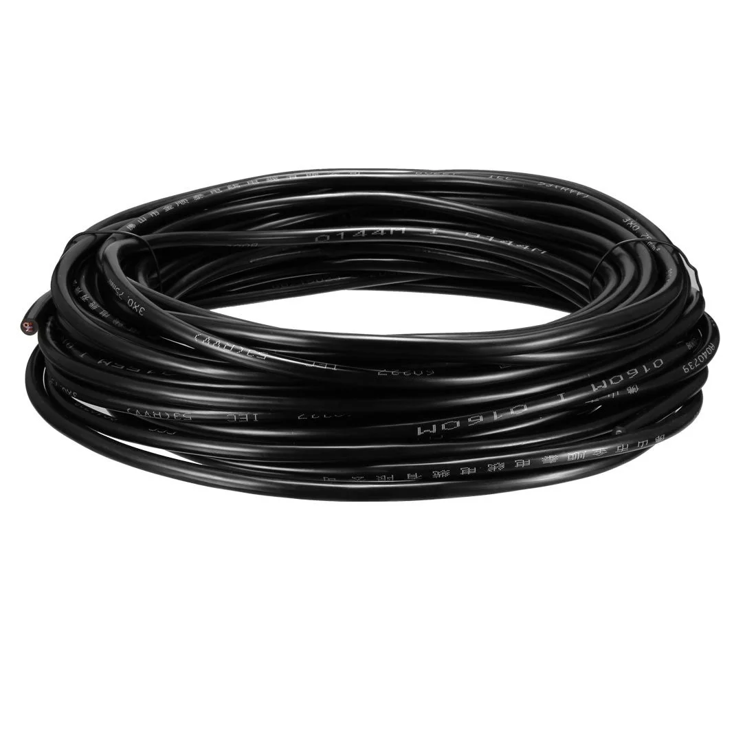 سیم کابل RVV uxcell سیم مسی سیم برق 3 هسته ای طول 20 متر مشکی سیم کابل RVV uxcell سیم مسی سیم برق 3 هسته ای طول 20 متر مشکی