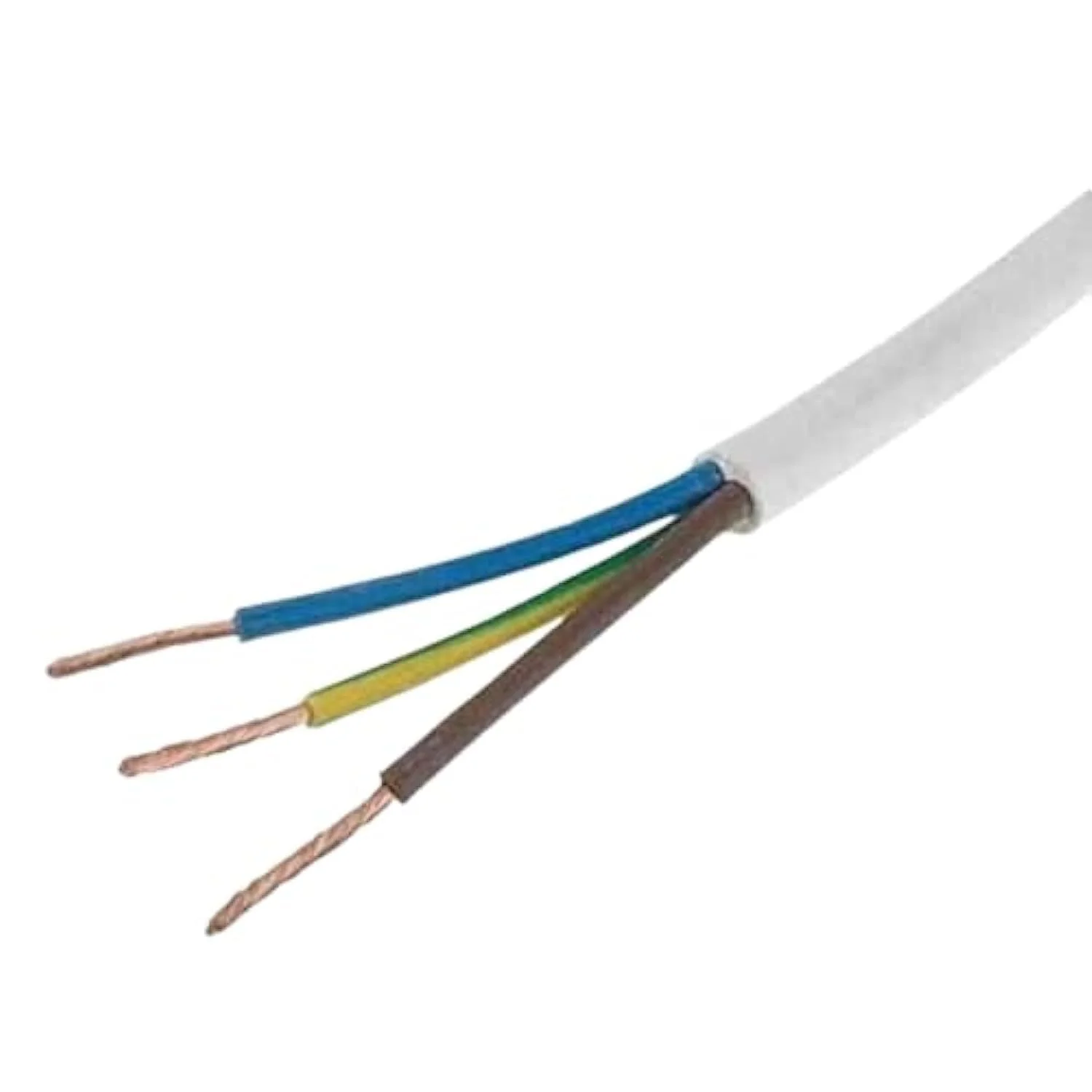 سیم برق انعطاف پذیر PVC یو ول، سیم سه هسته ای، سیم مسی، کابل انعطاف پذیر با طول قابل تنظیم (1.5mm، 10 متر) سیم برق انعطاف پذیر PVC یو ول، سیم سه هسته ای، سیم مسی، کابل انعطاف پذیر با طول قابل تنظیم (1.5mm، 10 متر)