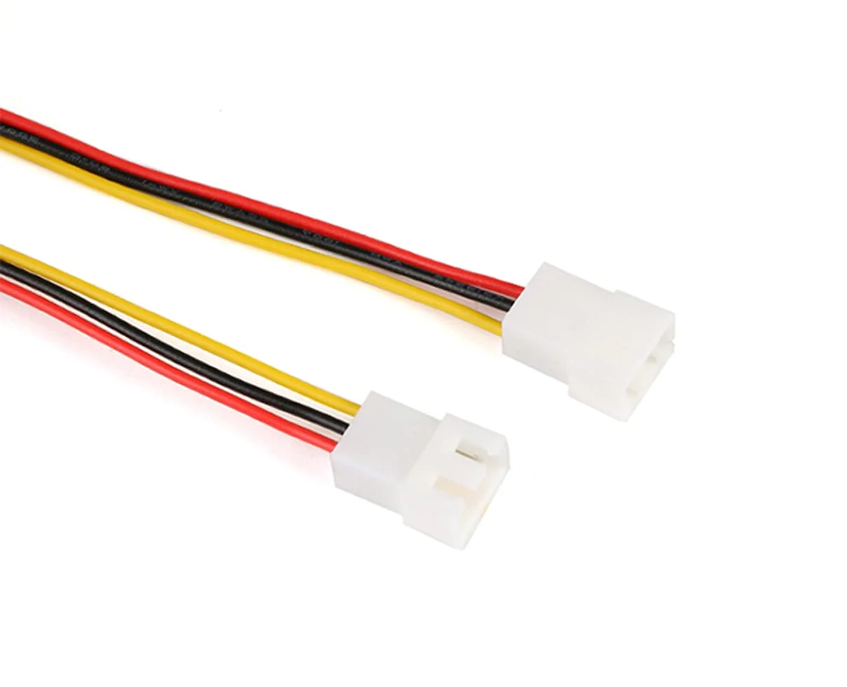 20 جفت کانکتور 3 پین JST XH 2.54mm، کانکتور مادگی و نری با فاصله 2.54mm به همراه سیم توسعه 200mm 26AWG