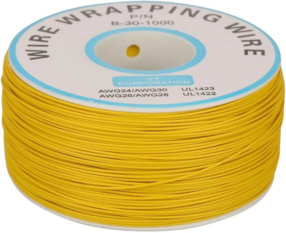 سیم مسی تک رشته ای 30AWG با هسته 0.25 میلی متر، سیم اتصال برد مدار، سیم تست PCB سیم مسی تک رشته ای 30AWG با هسته 0.25 میلی متر، سیم اتصال برد مدار، سیم تست PCB