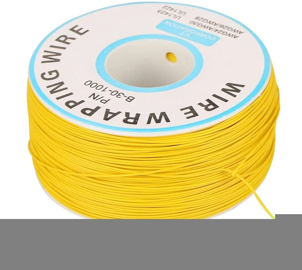 سیم مسی تک رشته ای 30AWG با هسته 0.25 میلی متر، سیم اتصال برد مدار، سیم تست PCB سیم مسی تک رشته ای 30AWG با هسته 0.25 میلی متر، سیم اتصال برد مدار، سیم تست PCB