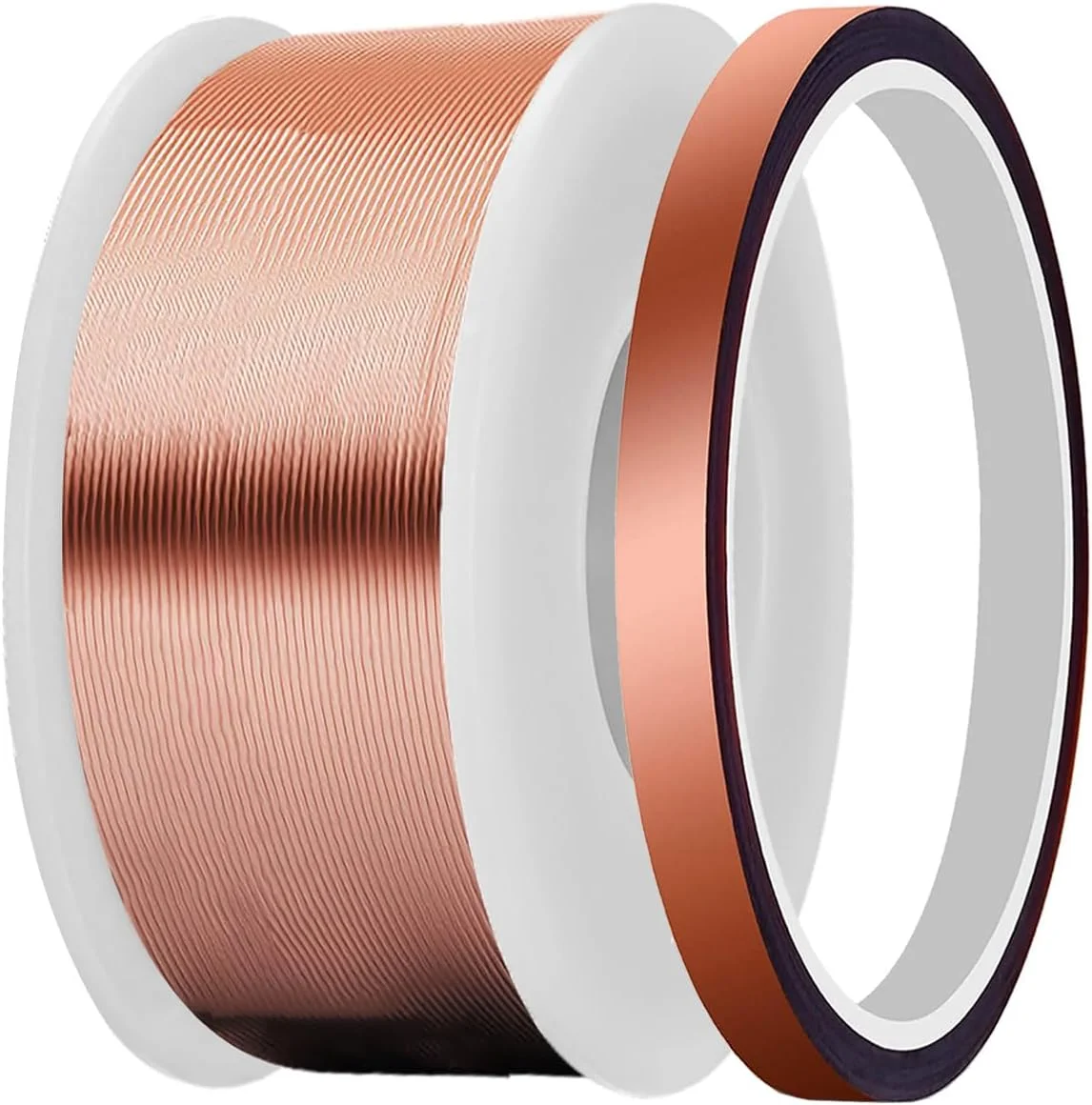 سیم مغناطیسی 22AWG Xiatiaosann، سیم مسی لعاب دار 0.6 میلی متر در 50 متر، سیم پیچ عایق بندی شده 0.05 میلی متر مقاوم در برابر درجه حرارت بالا 155 درجه سانتیگراد برای موتورها/ترانسفورماتورها، همراه با نوار مقاوم در برابر درجه حرارت بالا 10 میلی متر سیم مغناطیسی 22AWG Xiatiaosann، سیم مسی لعاب دار 0.6 میلی متر در 50 متر، سیم پیچ عایق بندی شده 0.05 میلی متر مقاوم در برابر درجه حرارت بالا 155 درجه سانتیگراد برای موتورها/ترانسفورماتورها، همراه با نوار مقاوم در برابر درجه حرارت بالا 10 میلی متر
