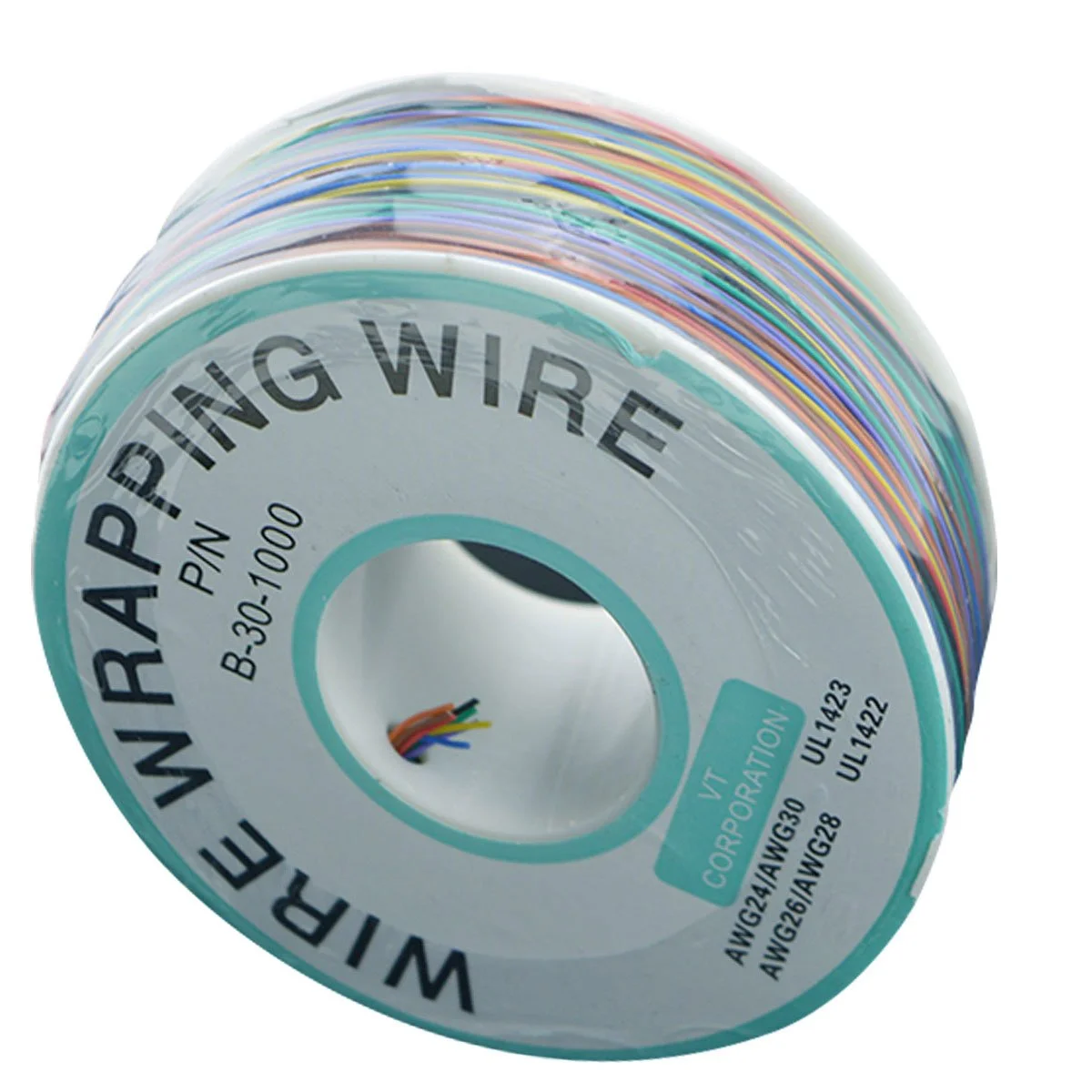 سیم مسی قلع اندود شده با روکش PVC سفید URBEST 305M برای لحیم کاری PCB، سیم پیچی 30AWG، کابل 105 درجه سانتیگراد (8 رنگ) سیم مسی قلع اندود شده با روکش PVC سفید URBEST 305M برای لحیم کاری PCB، سیم پیچی 30AWG، کابل 105 درجه سانتیگراد (8 رنگ)