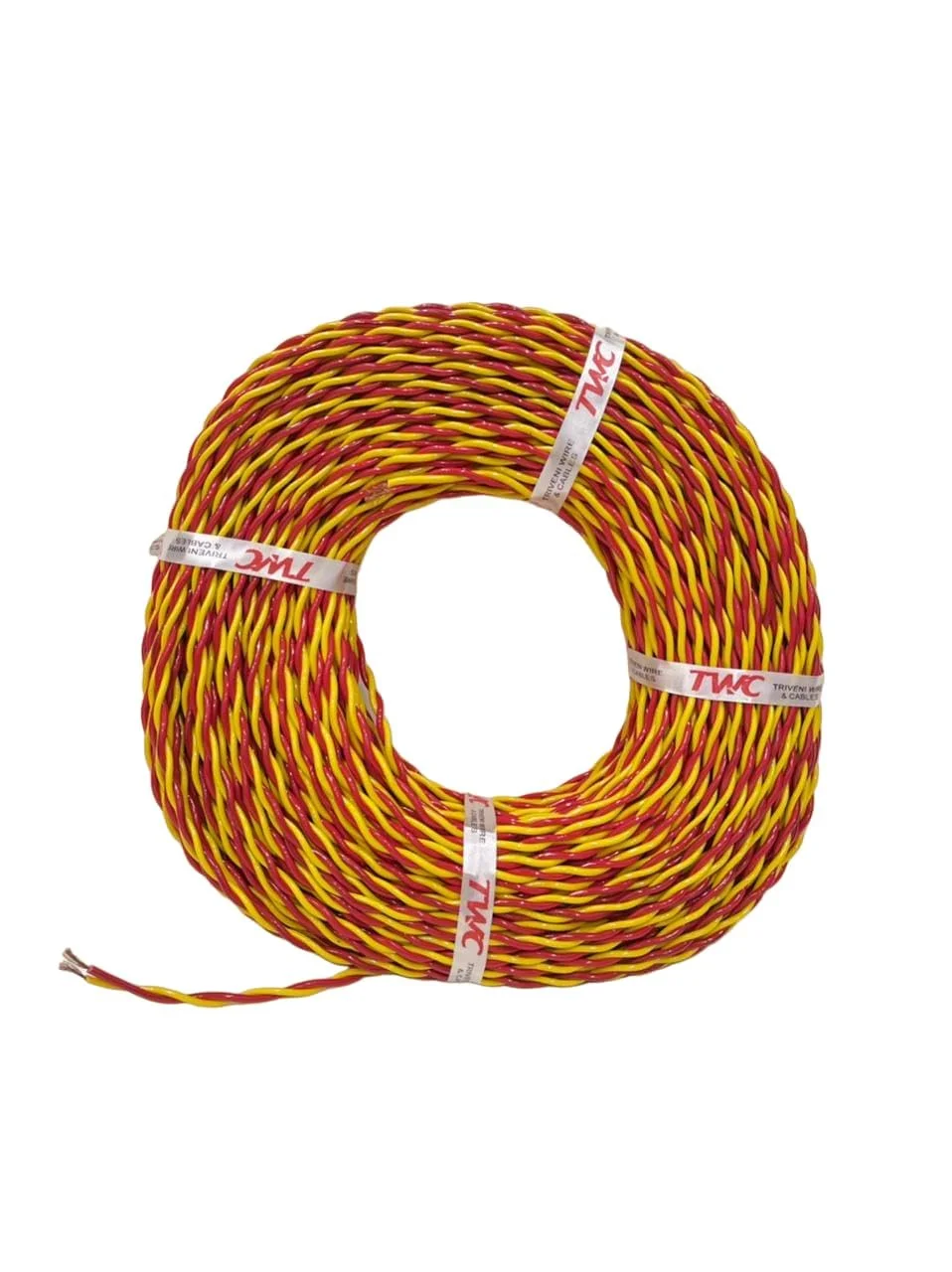 سیم برق هسته فعال TWC مدل Assorted-F05، اندازه 23/76-90 متر | سیم مسی PVC عایق شده | کابل برای مصارف خانگی و صنعتی | مقاوم در برابر آتش سیم برق هسته فعال TWC مدل Assorted-F05، اندازه 23/76-90 متر | سیم مسی PVC عایق شده | کابل برای مصارف خانگی و صنعتی | مقاوم در برابر آتش