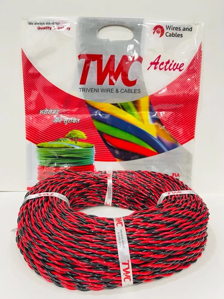 سیم برق انعطاف پذیر زرد TWC با هسته فعال 14/76-90 متری | سیم مسی PVC عایق شده | کابل برای مصارف خانگی و صنعتی | مقاوم در برابر آتش سیم برق انعطاف پذیر زرد TWC با هسته فعال 14/76-90 متری | سیم مسی PVC عایق شده | کابل برای مصارف خانگی و صنعتی | مقاوم در برابر آتش
