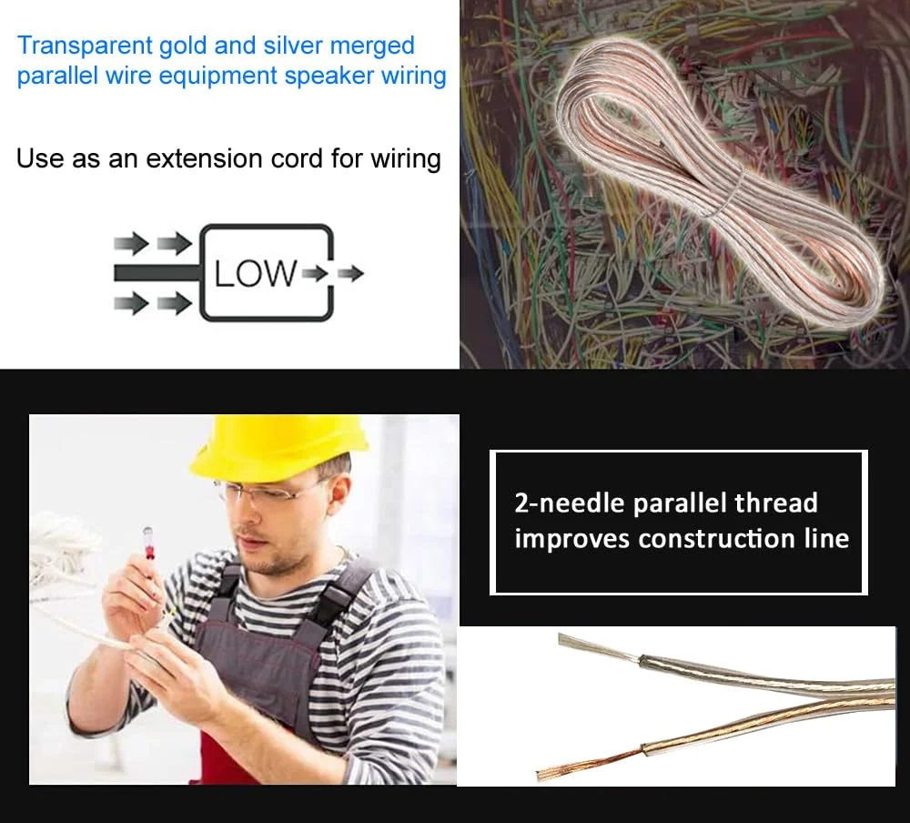 سیم رابط شفاف Toopyee 22awg، سیم برق نامرئی 2 پین موازی به طول 20 متر، سیم مسی قلع اندود شده رشته ای 3528 5050 برای نوار نور LED، بلندگو، سیم کشی الکترونیکی سیم رابط شفاف Toopyee 22awg، سیم برق نامرئی 2 پین موازی به طول 20 متر، سیم مسی قلع اندود شده رشته ای 3528 5050 برای نوار نور LED، بلندگو، سیم کشی الکترونیکی