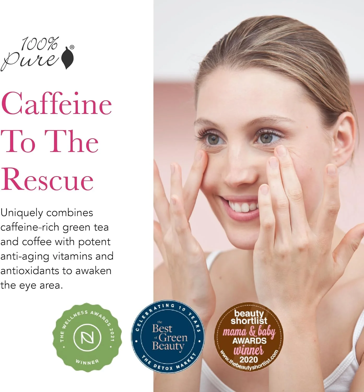 کرم دور چشم حاوی کافئین و عصاره دانه قهوه خالص برای کاهش چین و چروک، ضد پیری و درمان تیرگی زیر چشم مناسب پلک و ناحیه زیر چشم کرم دور چشم حاوی کافئین و عصاره دانه قهوه خالص برای کاهش چین و چروک، ضد پیری و درمان تیرگی زیر چشم مناسب پلک و ناحیه زیر چشم