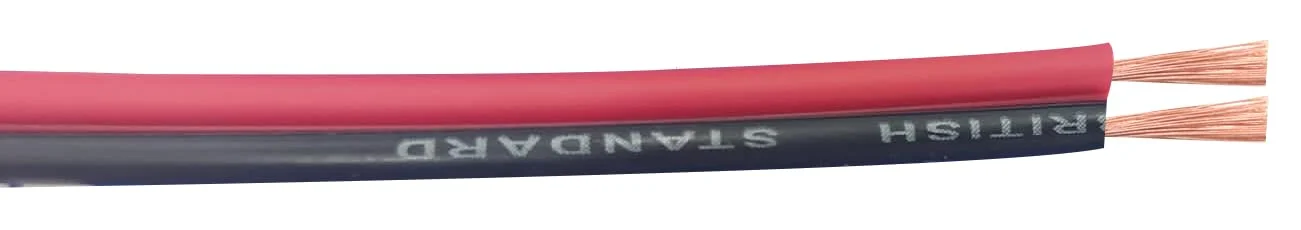 کابل دوقلو یا کابل 2 هسته ای Zilco، سایز 12 AWG، 3 سیم (سفید، قرمز، مشکی)، شفاف (50 یارد)