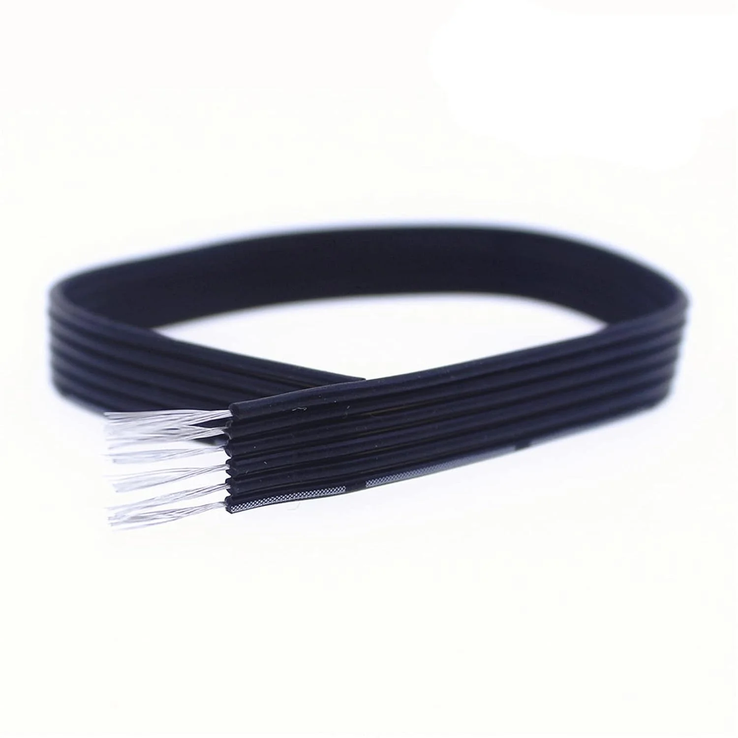 کابل محافظ سیم و کابل فوق العاده نرم مقاوم در برابر دمای بالا و پایین 2P 3P 4P 5P 6P سیم موازی سیم اتصال به زمین (اندازه: 4 پین 10 متر، رنگ: 22AWG)