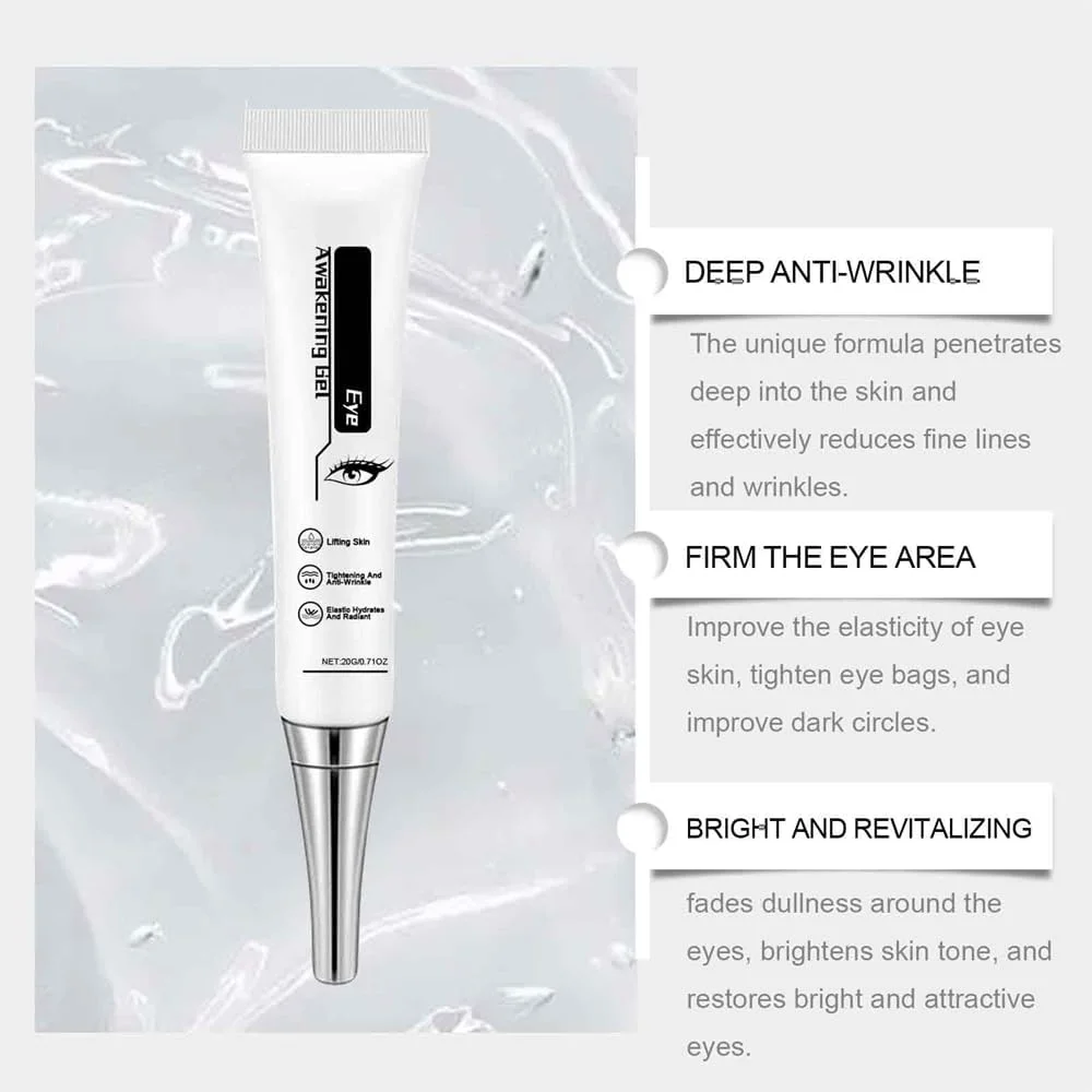 ژل دور چشم بیداری آزونی، کرم سفت کننده و لیفتینگ طبیعی دور چشم، کرم دور چشم ضد پیری ارگانیک برای سیاهی و پف زیر چشم، کرم آبرسان زیر چشم برای انواع پوست (1 عدد) ژل دور چشم بیداری آزونی، کرم سفت کننده و لیفتینگ طبیعی دور چشم، کرم دور چشم ضد پیری ارگانیک برای سیاهی و پف زیر چشم، کرم آبرسان زیر چشم برای انواع پوست (1 عدد)