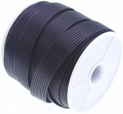 AETOOL - سیم سیلیکونی چند هسته ای موازی 2P 3P 4P 5P 6P 8P 9P 10P 12P 14P 30awg 26 28 24 22AWG مقاوم در برابر حرارت بالا (مشکی 8 پین 10 متر)