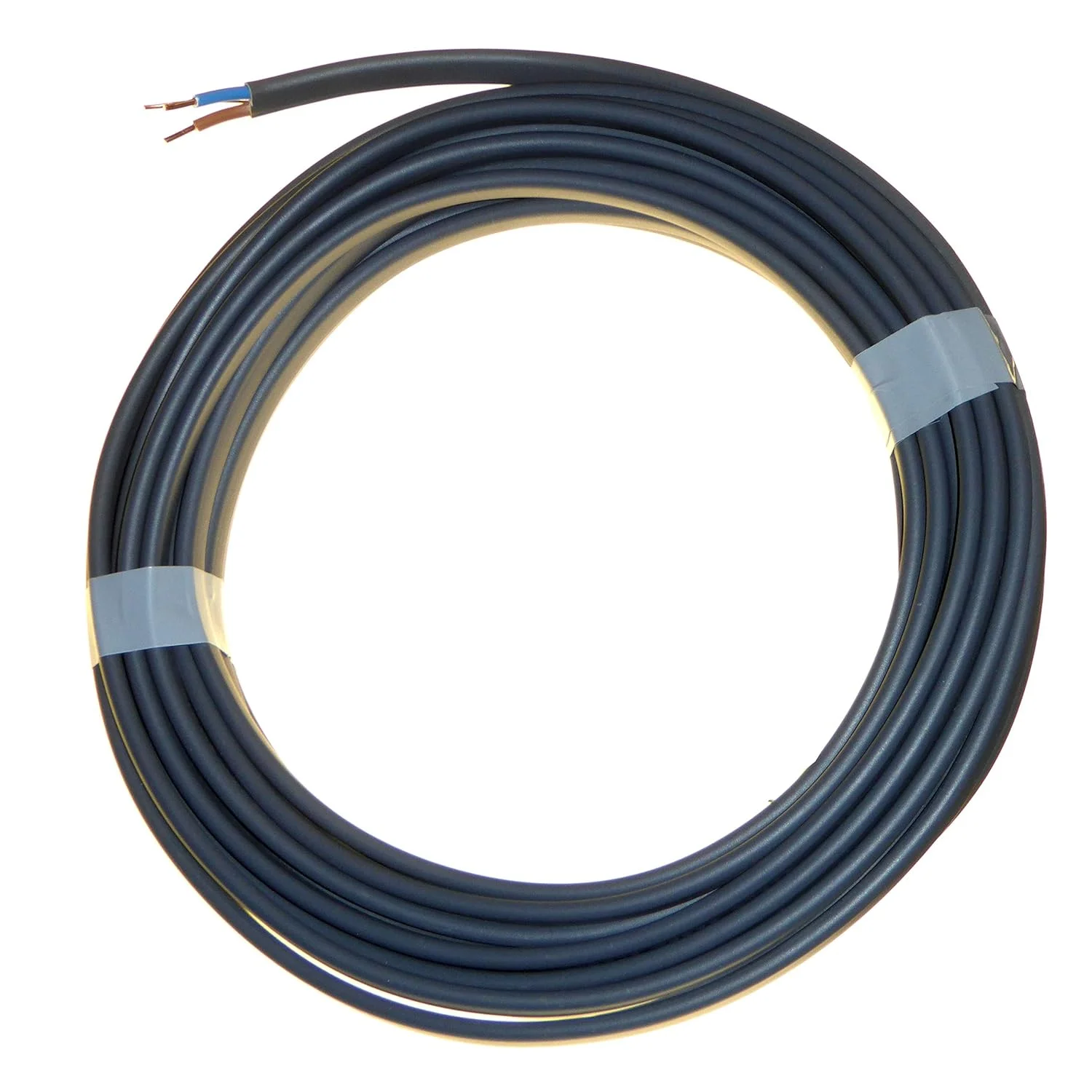 کابل تخت دوقلو و ارت 15 متری 2.5 میلی متری A1 ELECTRICS 6242Y به همراه بست