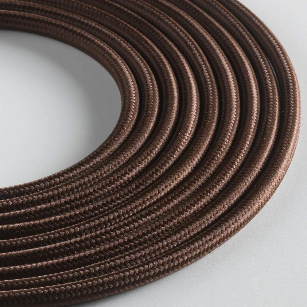 کابل پارچه ای گرد لایت Klartext برای روشنایی، 3 × 0.75 میلی متر، قهوه ای، 3 متر. توجه: کابل ارت موجود است! حداکثر ایمنی ضد شوک! کابل پارچه ای گرد لایت Klartext برای روشنایی، 3 × 0.75 میلی متر، قهوه ای، 3 متر. توجه: کابل ارت موجود است! حداکثر ایمنی ضد شوک!