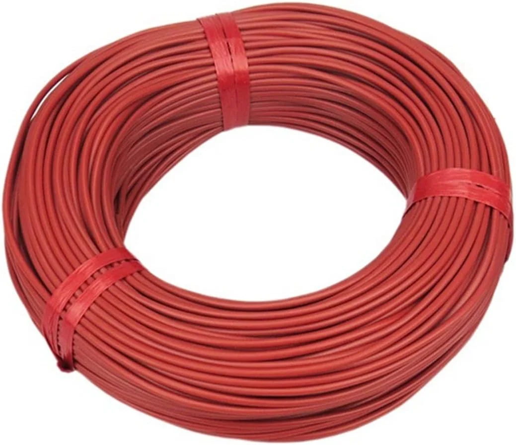 کابل محافظ 12K 33 اهم، فیبر کربن لاستیک سیلیکونی، سیم گرمایش برقی کف به همراه سیم اتصال به زمین