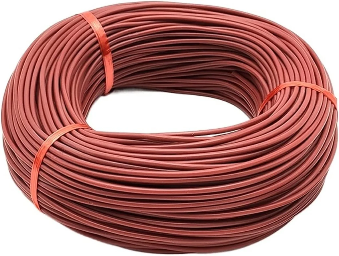 کابل محافظتی ZDmalt 33 اهم/متر، کابل گرمایش از کف، سیم های گرمایشی فیبر کربنی 12K، 10 تا 100 متر سیم اتصال به زمین (سایز: 20 متر)