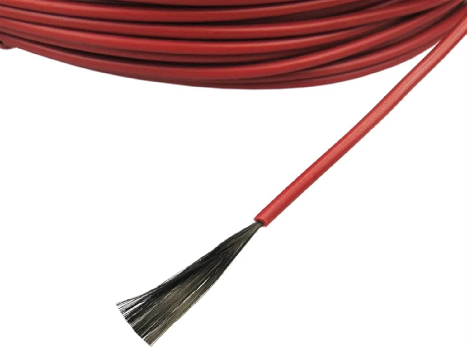 کابل محافظ 12K 33 اهم، فیبر کربن لاستیک سیلیکونی، سیم گرمایش برقی کف به همراه سیم اتصال به زمین