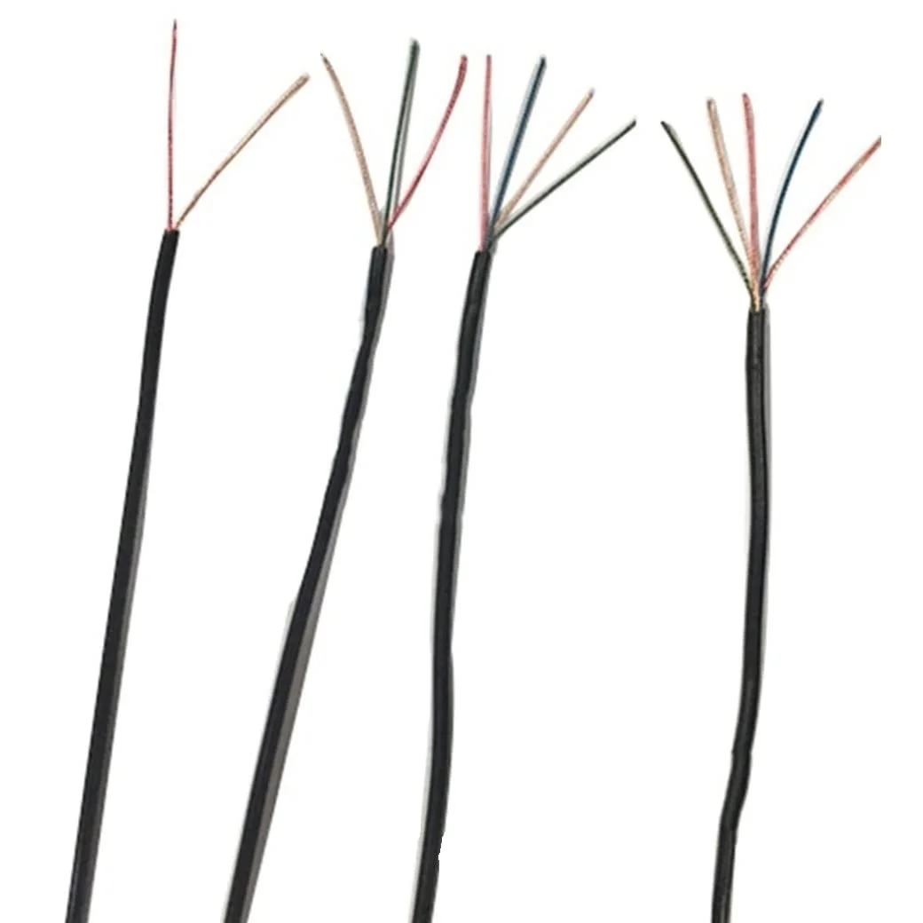 کابل محافظ ZDmalt، کابل سیگنال فوق العاده نرم 2 هسته ای 4 هسته ای، سیم 2 پین 3 پین 4 پین 5 پین، کابل لعاب دار، سیم عایق، سیم غلاف دار، سیم هدفون، سیم اتصال به زمین (اندازه: 5 متر، رنگ: 4 هسته)