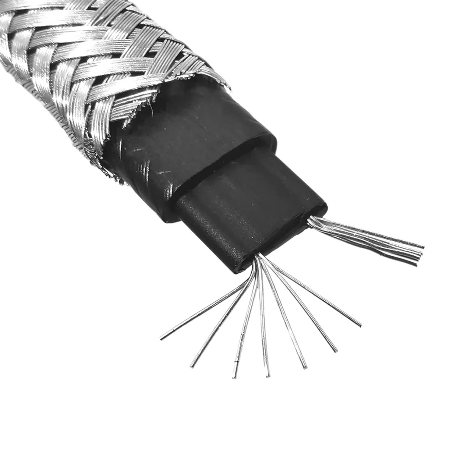 کابل محافظتی ZDmalt 20 وات بر متر برای یخ زدایی لوله آب، کابل خود تنظیم دمای 8 میلی متری محافظ دار، کابل مقاوم در برابر شعله 120 ولت/220 ولت، سیم ارت 1/2/5/10/20/30/50 متری (اندازه: 1 متر، رنگ: 120 ولت)