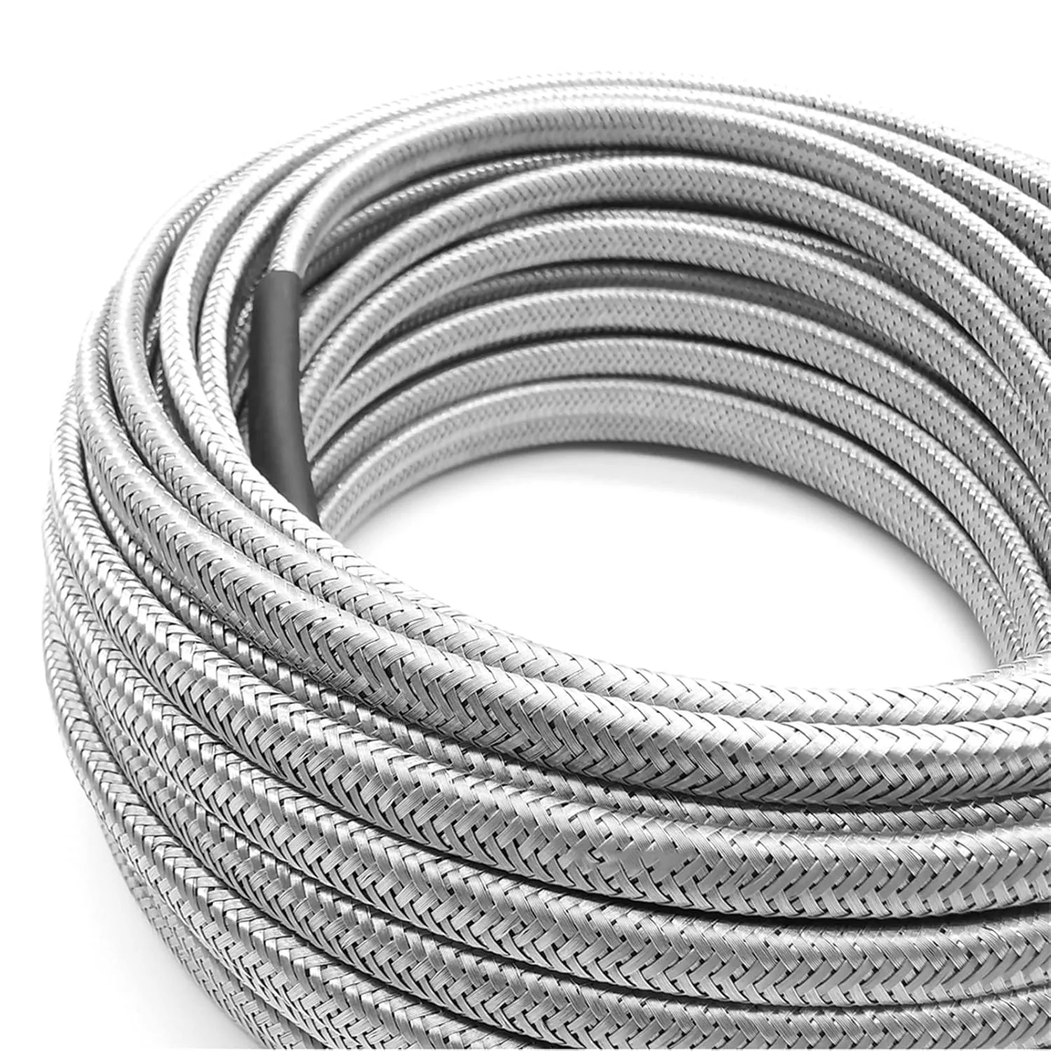 کابل محافظتی ZDmalt 20 وات بر متر برای یخ زدایی لوله آب، کابل خود تنظیم دمای 8 میلی متری محافظ دار، کابل مقاوم در برابر شعله 120 ولت/220 ولت، سیم ارت 1/2/5/10/20/30/50 متری (اندازه: 1 متر، رنگ: 120 ولت)