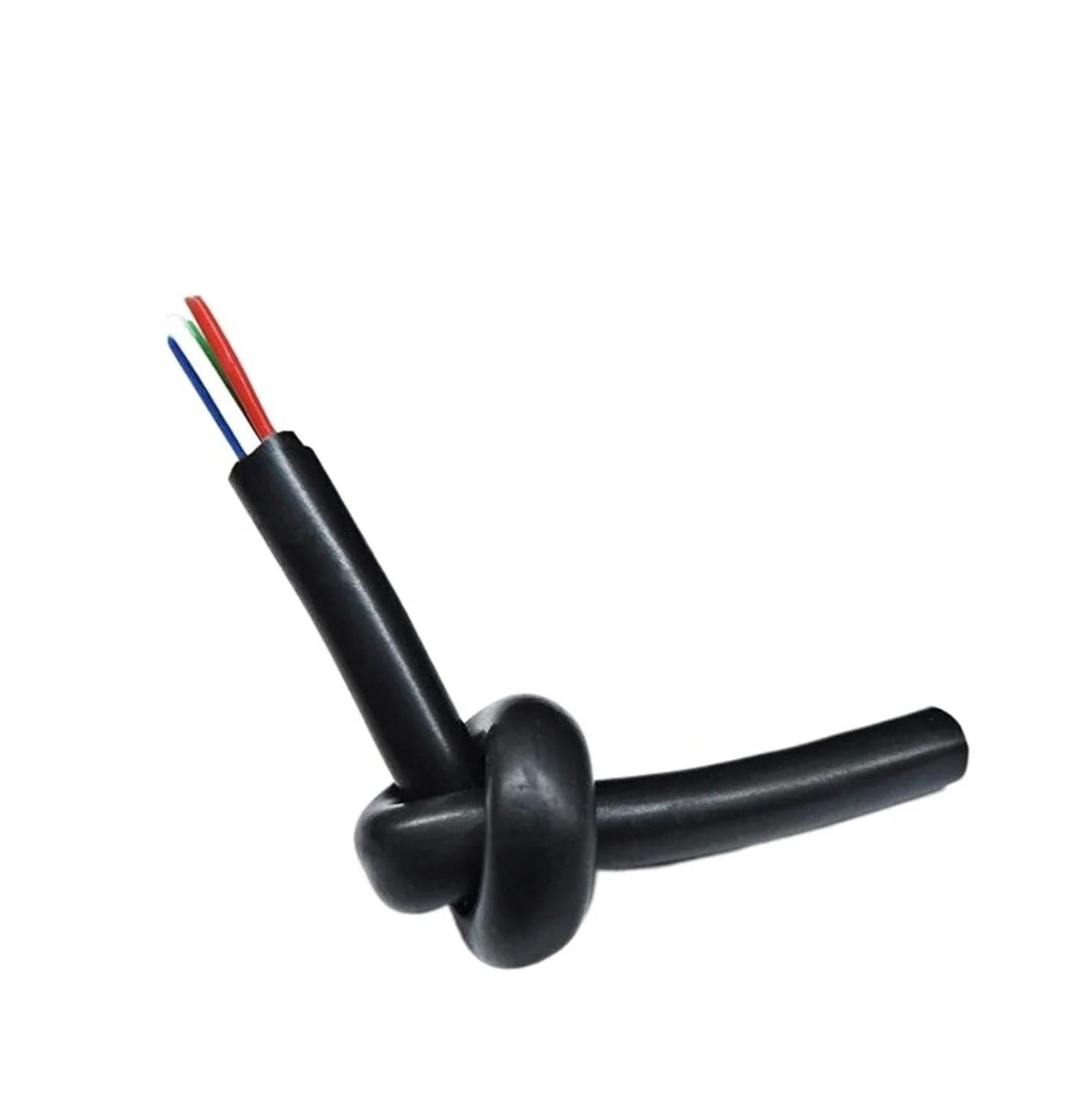 کابل محافظ 1 متری با عایق PTFE، سیم نرم، مس قلع اندود شده مقاوم در برابر حرارت بالا، مناسب برای ایستگاه لحیم کاری T12، دارای 2، 3، 4، 5، 6، 8 هسته، سیم سیلیکونی (رنگ: 4 هسته، اندازه: 1 متر)