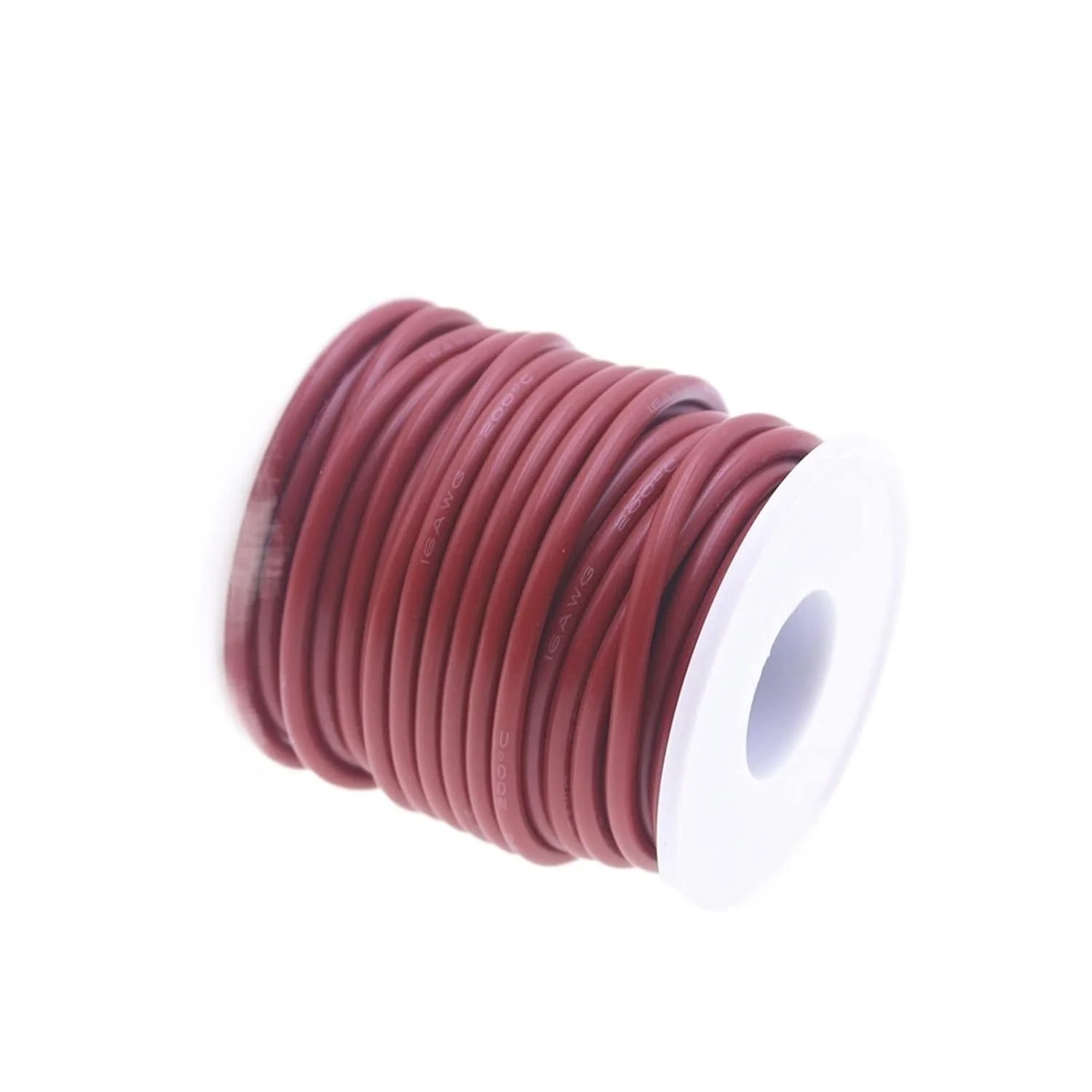 کابل محافظ ZDmalt، 50 متر، 10 متر، سیم مقاوم در برابر حرارت، سیم سیلیکونی نرم 12AWG 13 14 15 16 17 18 20 22AWG سیم ارت (رنگ: قهوه ای مایل به قرمز، اندازه: 14 AWG 10 متر)