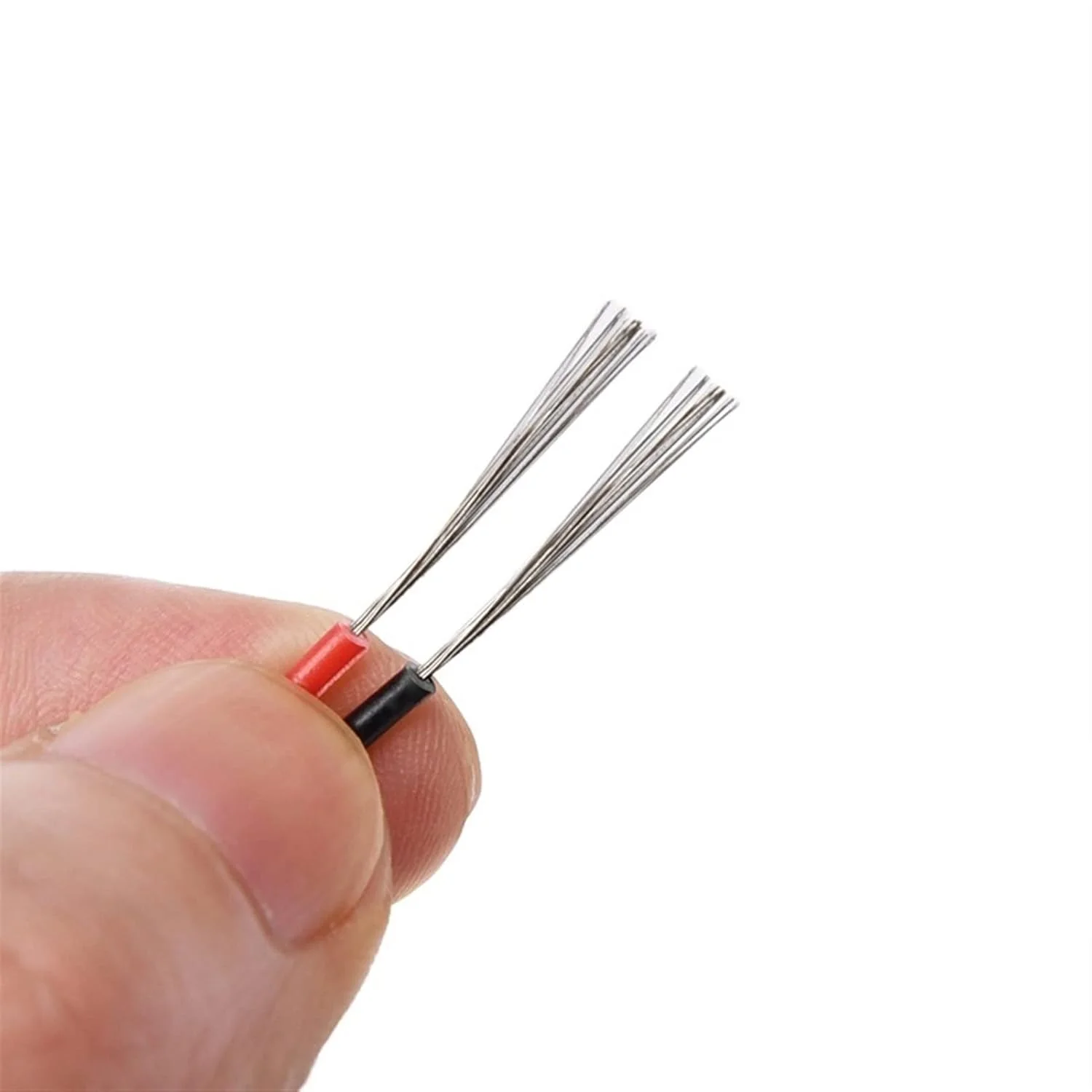 کابل محافظ LED DIY، کابل افزایش طول UL1007 22AWG، سیم برق 2 پین 22 AWG با عایق PVC، مس قلع اندود شده، سیم سیلیکونی 5 متر مشکی + 5 متر سیم قرمز اتصال به زمین