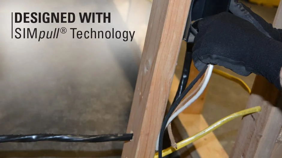 سیم برق افشان مسی 8/3 مشکی Woods Romex 63949232 طول 50 فوت