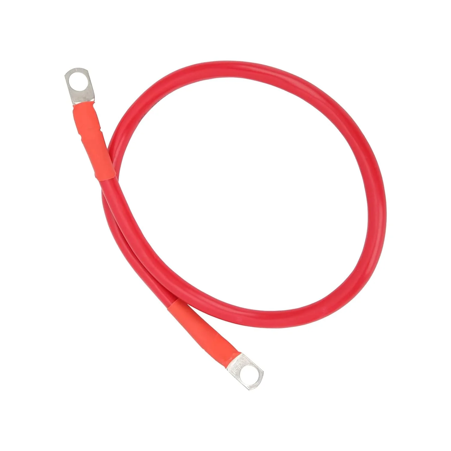 سیم اتصال به زمین 4AWG ² کابل اتصال به زمین 150 آمپر با دمای بالا برای اینورتر باتری، هادی مسی قلع اندود، برای اتصال باتری (قرمز)