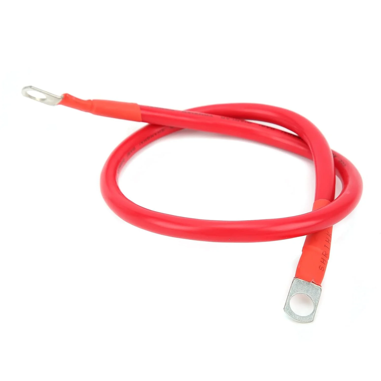 سیم اتصال به زمین 4AWG ² کابل اتصال به زمین 150 آمپر با دمای بالا برای اینورتر باتری، هادی مسی قلع اندود، برای اتصال باتری (قرمز)