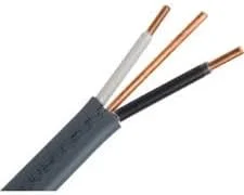 سیم 12/2 UF-B، مفتولی خاکستری، کابل دفن مستقیم در زمین و تغذیه زیرزمینی (200 فوت) سیم 12/2 UF-B، مفتولی خاکستری، کابل دفن مستقیم در زمین و تغذیه زیرزمینی (200 فوت)