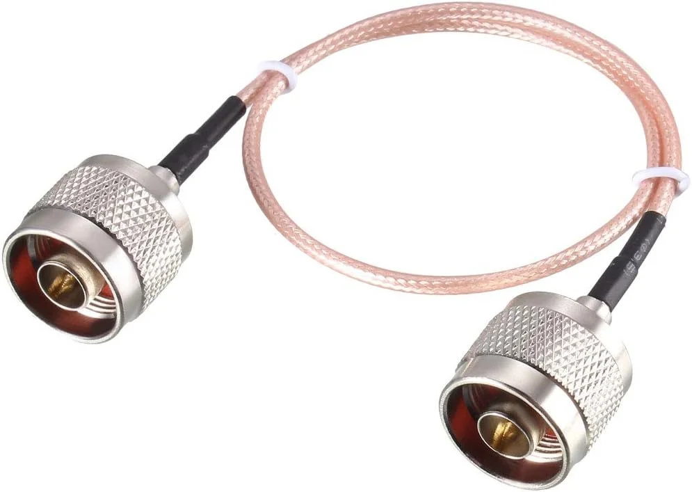 کابل کواکسیال N نر به N نر RG316 با تلفات بسیار کم، 0.3 متر