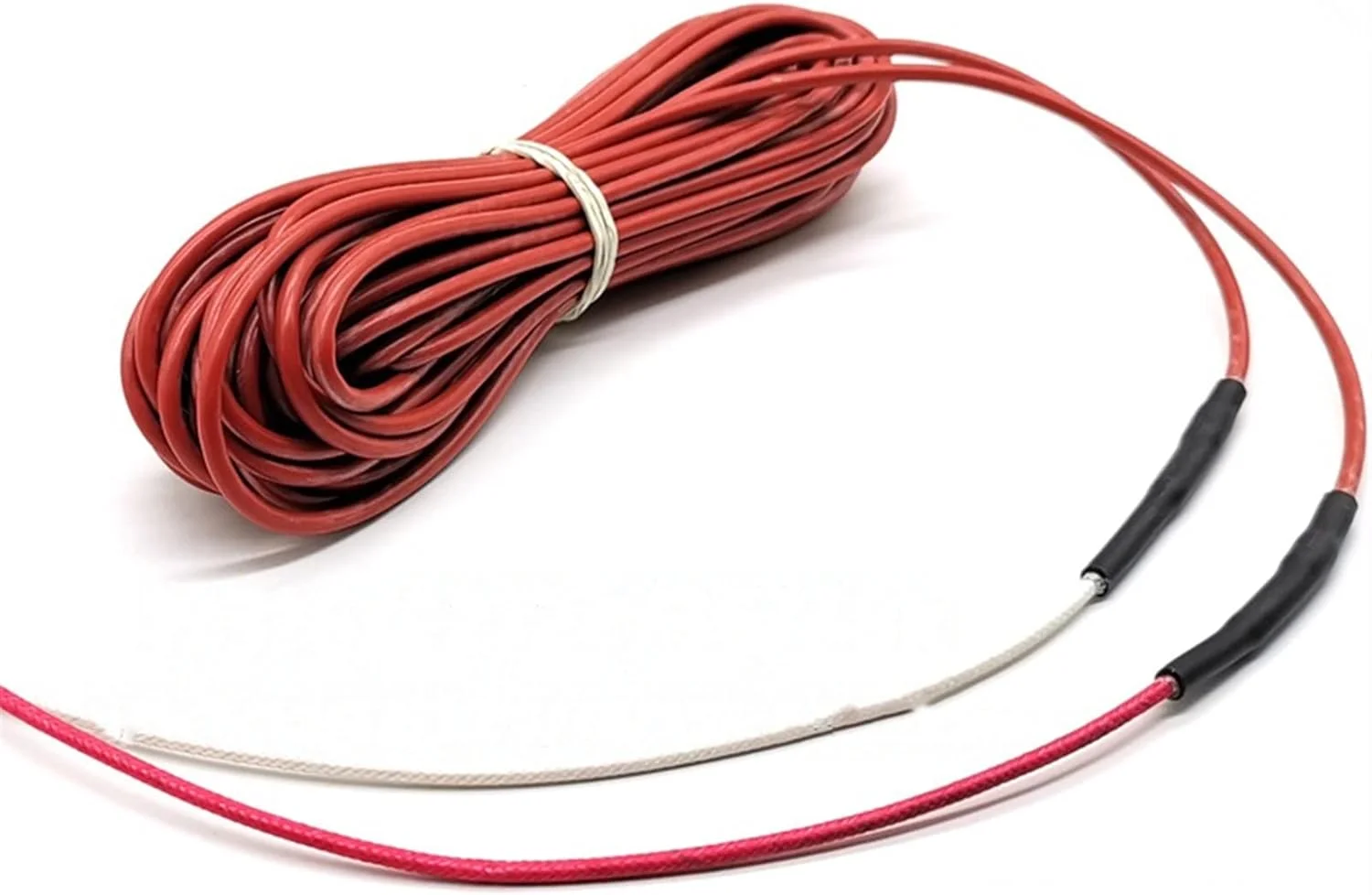 کابل محافظ سیم گرمایشی لاستیک سیلیکونی فیبر کربنی کابل گرمایشی متصل مقاوم در برابر شعله 1/3/6/12/24/36/48k سیم اتصال به زمین (اندازه: 10 متر، رنگ: 36k)