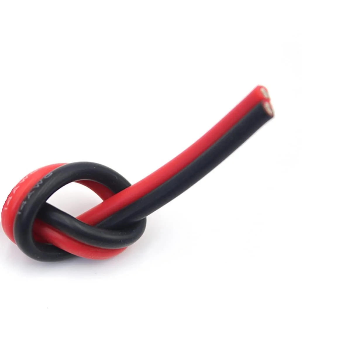 کابل محافظ 2 پین با روکش لاستیکی سیلیکونی فوق العاده نرم، کابل اتصال DIY لامپ 10 12 14 16 18 20 22 24 AWG، سیم مسی قرمز مشکی 1 متری 5 متری 10 متری سیم اتصال زمین (اندازه: 10 متر، رنگ: 10 AWG)