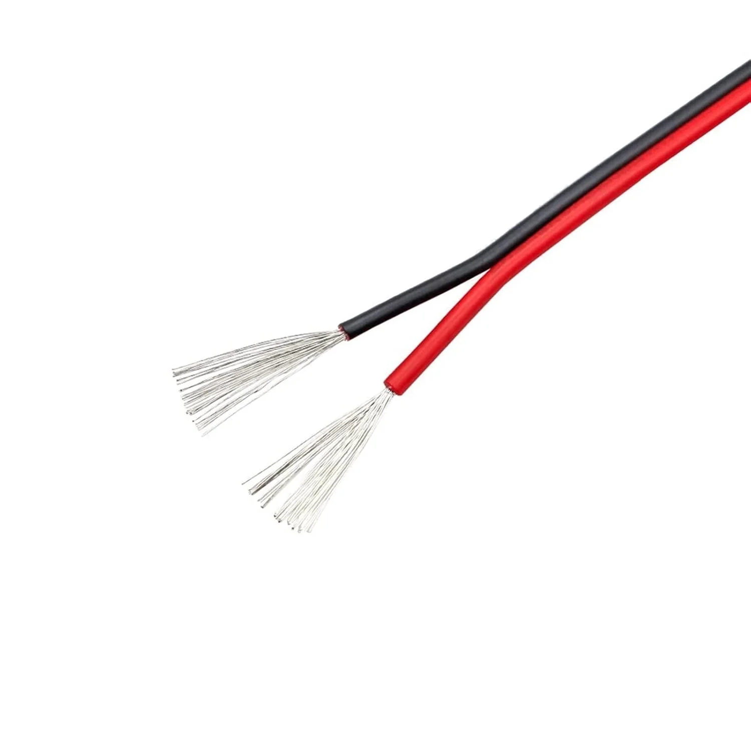 کابل محافظ 2 پین خودرو، کابل های الکترونیکی، سیم های برق 18AWG 12V LED بلندگو کابل مسی 16AWG تا 28AWG سیم تخت الکتریکی (اندازه: 1 متر، رنگ: 20awg)