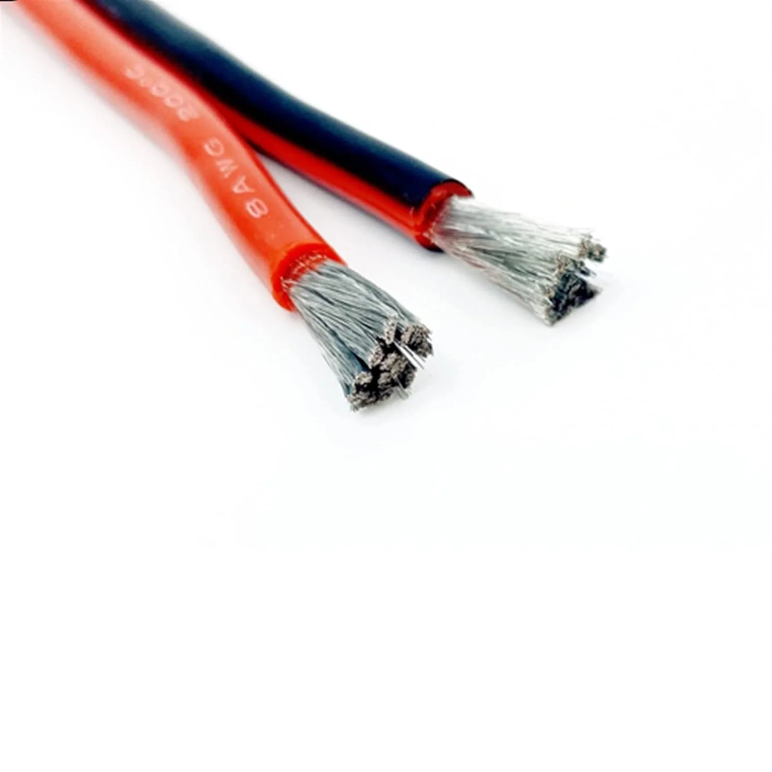 کابل محافظ سیم مسی 2 پین خودرویی، کابل سیم سیلیکونی، 28 24 26 22 20 AWG 18AWG 16AWG 14AWG 12AWG 10AWG 8AWG سیم اتصال زمین خودرو (اندازه: 10 متر، رنگ: 20 AWG)