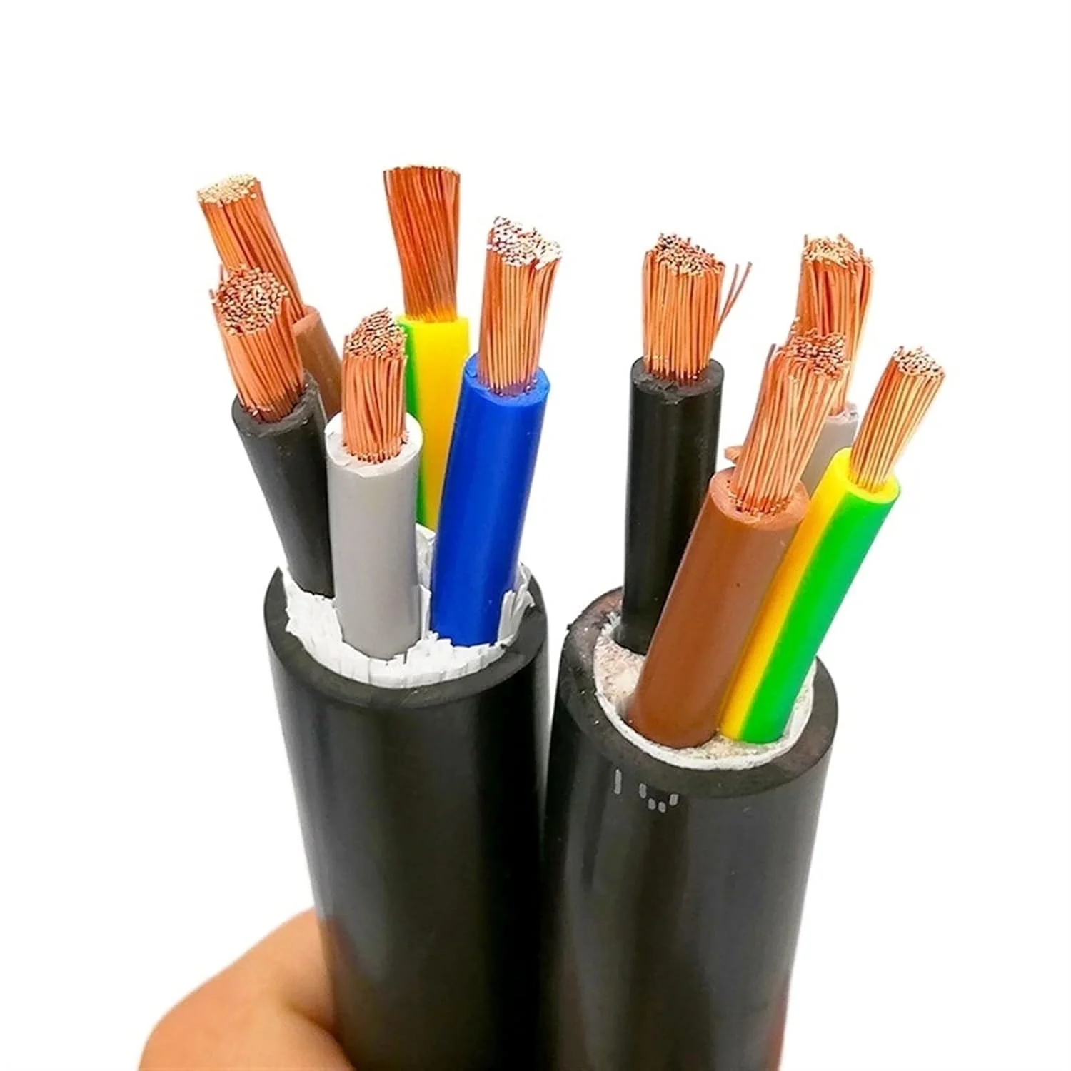 کابل محافظ سیم برق هادی سیم روکش دار نرم 1 متر 2 هسته تا 5 هسته کابل مسی سیم 18AWG 17AWG 15AWG 9AWG کابل برق سیم اتصال به زمین (اندازه: 4 هسته 1 متر، رنگ: 17AWG 1.0mm مربع) کابل محافظ سیم برق هادی سیم روکش دار نرم 1 متر 2 هسته تا 5 هسته کابل مسی سیم 18AWG 17AWG 15AWG 9AWG کابل برق سیم اتصال به زمین (اندازه: 4 هسته 1 متر، رنگ: 17AWG 1.0mm مربع)