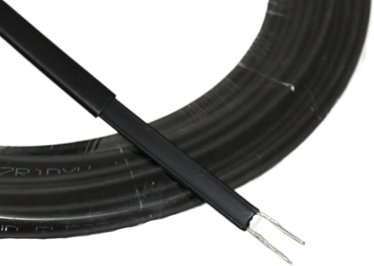 کابل محافظتی 220 ولت نوع کابل گرمایشی برای محافظت از لوله آب و یخ زدایی سقف، نوار گرمایشی خود تنظیم شونده با سیم ارت (سایز: 20 متر)