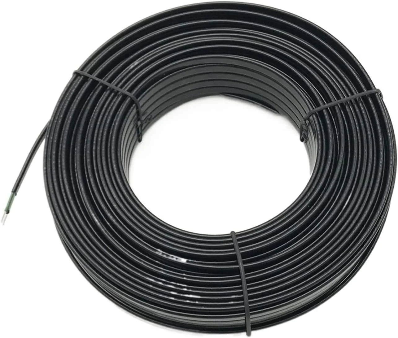 کابل محافظت در برابر یخ زدگی سیم بخاری برقی برای لوله آب سقف، کابل گرمایش خود تنظیم شونده محافظت در برابر یخ زدگی، سیم ارت بخاری برقی 12 ولت 24 ولت 110 ولت 220 ولت (اندازه: 50 متر، رنگ: 220