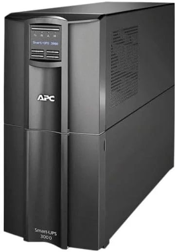 منبع تغذیه بدون وقفه APC by Schneider Electric Smart-UPS SMT-SmartConnect - SMT3000IC - 3000VA (فعال شده ابری، 8 خروجی IEC-C13) مشکی
