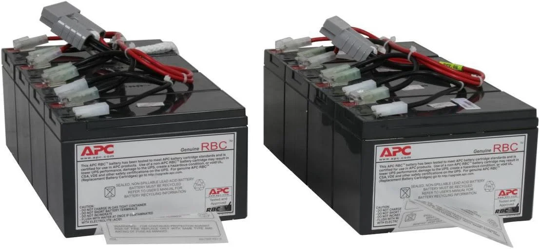 واحد باتری جایگزین یو پی اس RBC12 شامل 2 سلول باتری جداگانه است