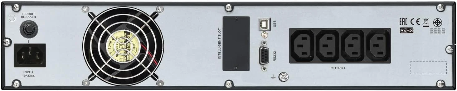 منبع تغذیه بدون وقفه APC Easy UPS SRV RM 2000VA 230V به همراه کیت نصب ریل منبع تغذیه بدون وقفه APC Easy UPS SRV RM 2000VA 230V به همراه کیت نصب ریل