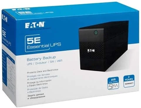 منبع تغذیه بدون وقفه (UPS) ایتون 5E1500IUSB، مدل Tower مشکی، 1500VA/900W